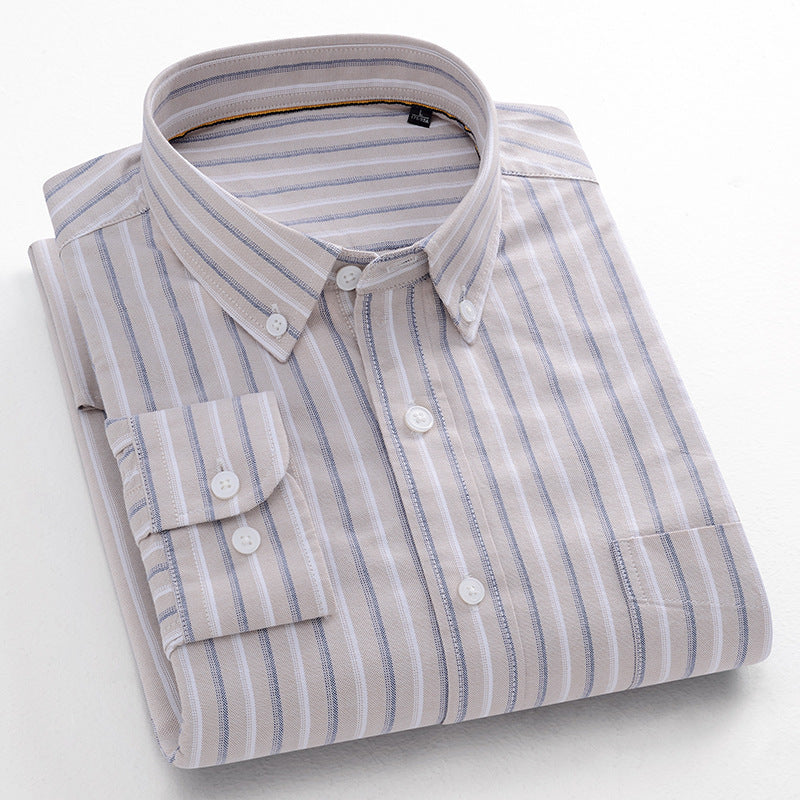 Anti-wrinkle Button up Shirt For Men - Cotton