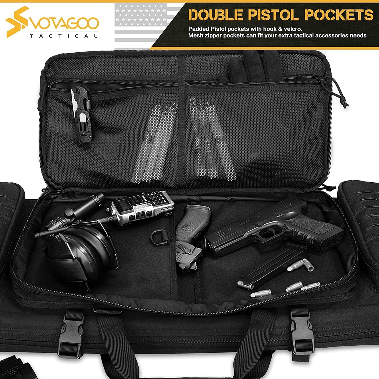 Tactical Gun Bag - Double Rifle All-Weather Soft Tactical Range Bag