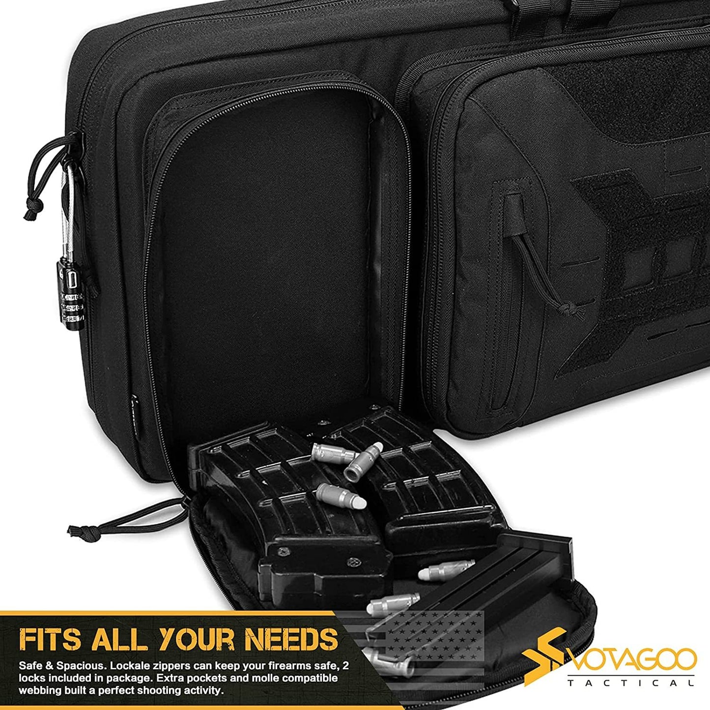 Tactical Gun Bag - Double Rifle All-Weather Soft Tactical Range Bag