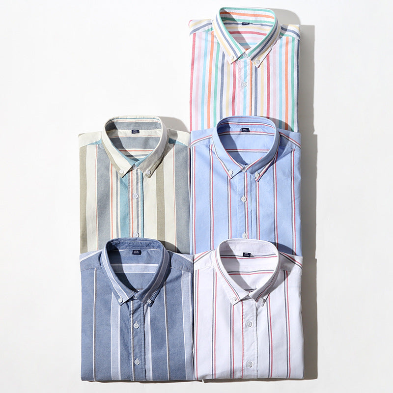 Anti-wrinkle Button up Shirt For Men - Cotton