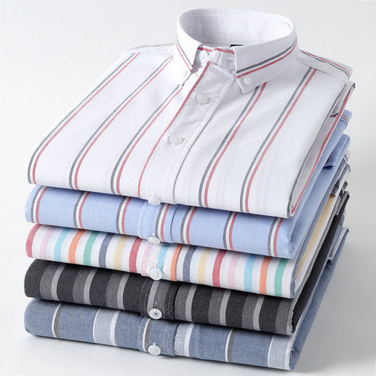 Anti-wrinkle Button up Shirt For Men - Cotton