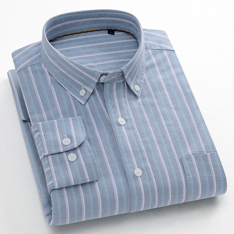 Anti-wrinkle Button up Shirt For Men - Cotton