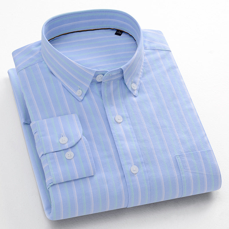 Anti-wrinkle Button up Shirt For Men - Cotton