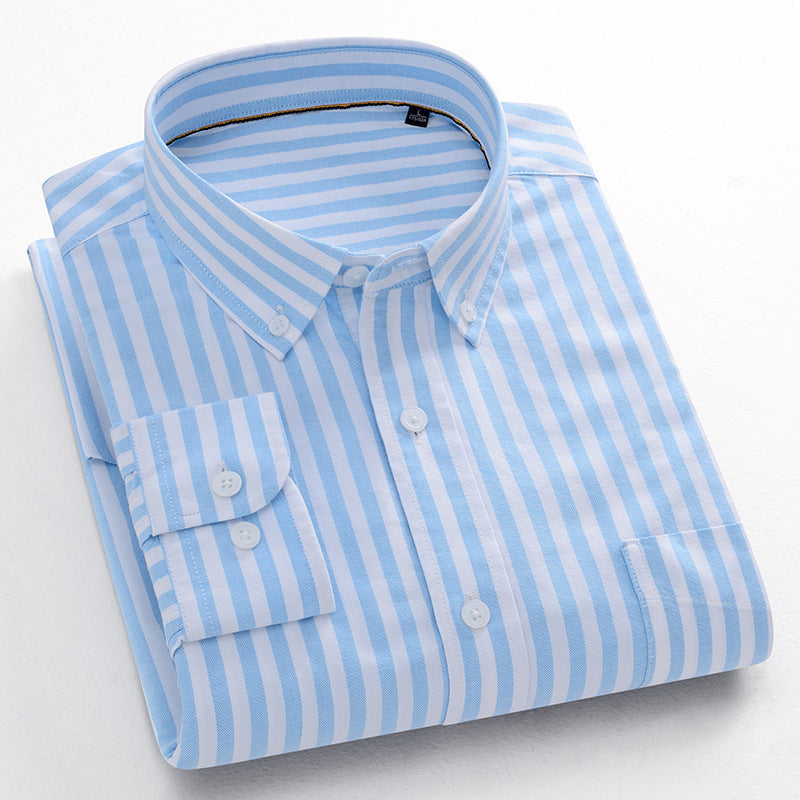 Anti-wrinkle Button up Shirt For Men - Cotton