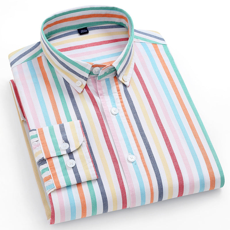 Anti-wrinkle Button up Shirt For Men - Cotton