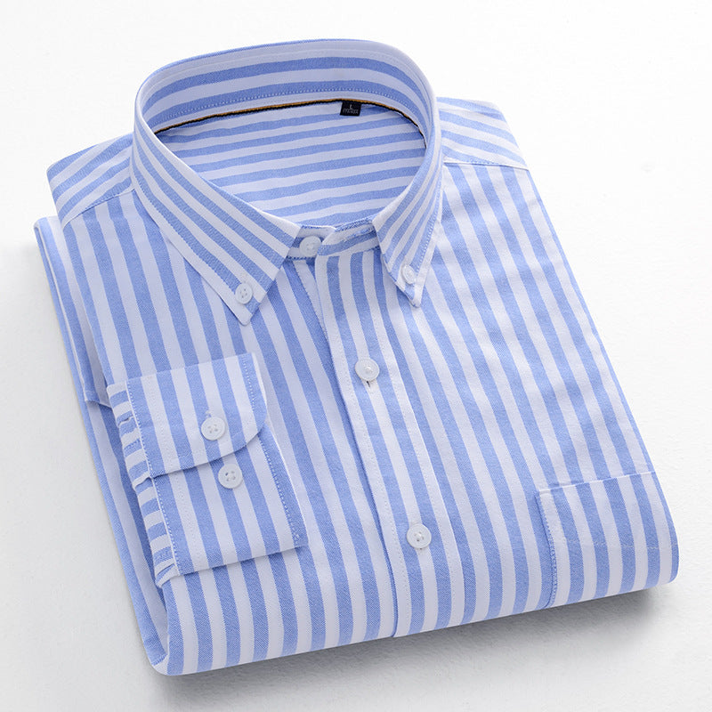 Anti-wrinkle Button up Shirt For Men - Cotton