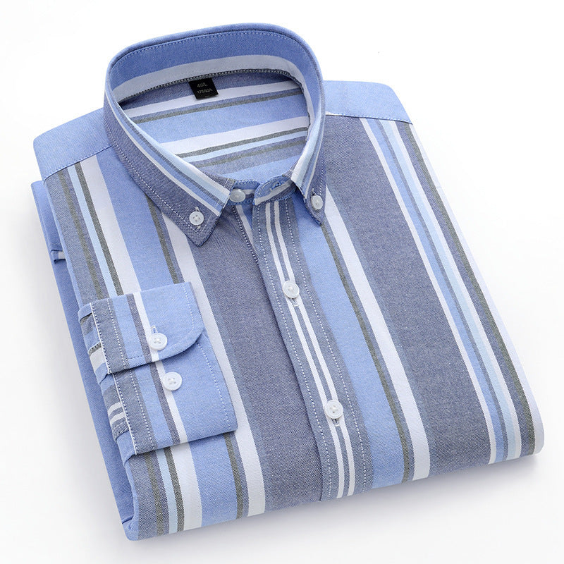 Anti-wrinkle Button up Shirt For Men - Cotton