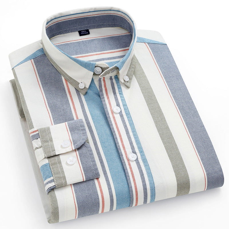 Anti-wrinkle Button up Shirt For Men - Cotton