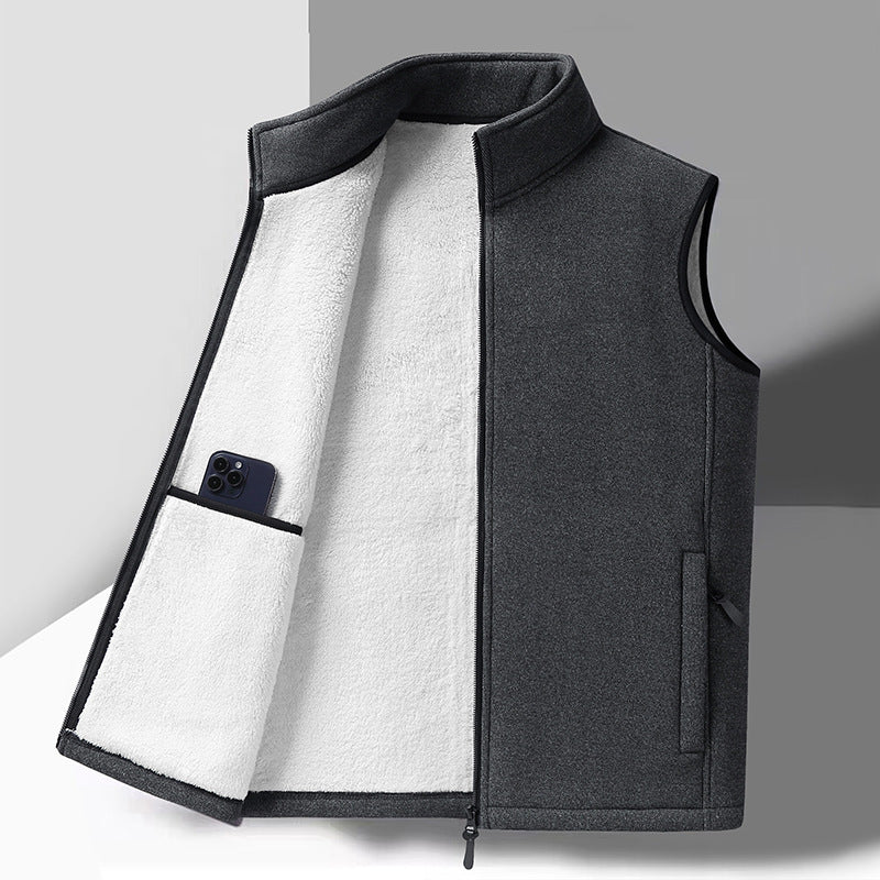 Fleece-lined Thick Vest