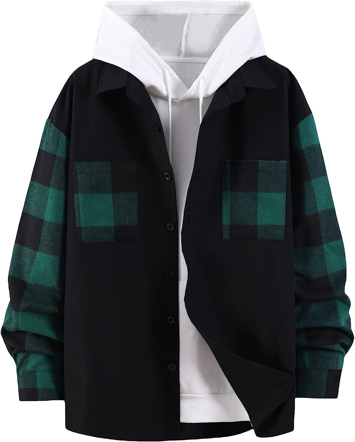 Plaid Long Sleeve Men's Casual Sweater