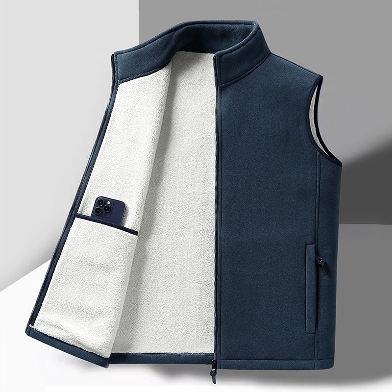 Fleece-lined Thick Vest