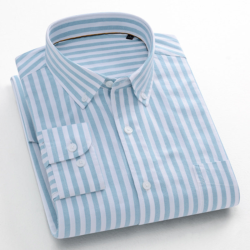 Anti-wrinkle Button up Shirt For Men - Cotton